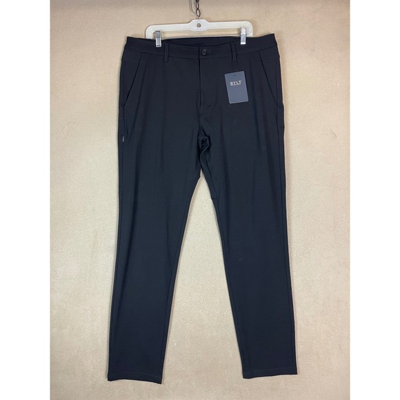 BYLT Premium Basics‎ Everyday Pant 2.0 Tall Black Mens 40T New with Tags